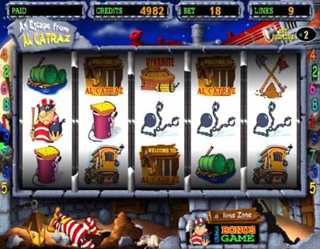 Игровые автоматы Alcatraz.