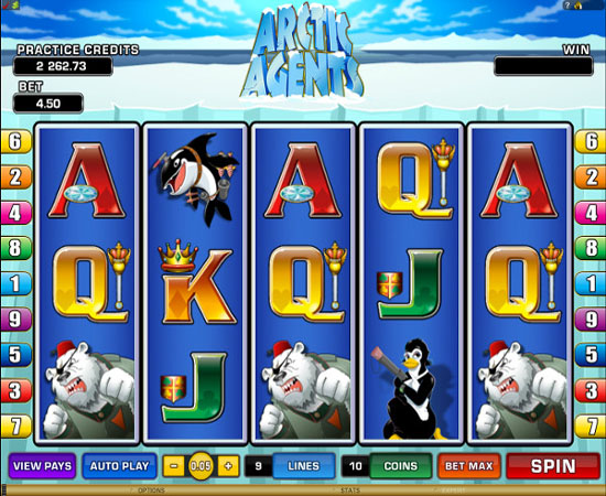Игровой автомат Arctic Agents.