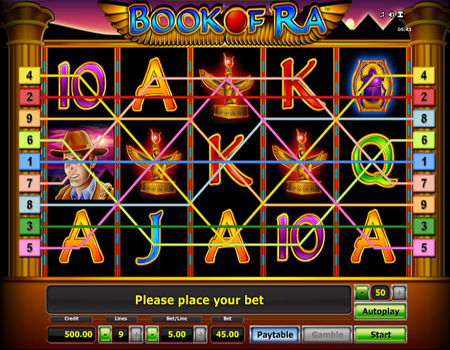 Ировые автоматы Book of Ra.