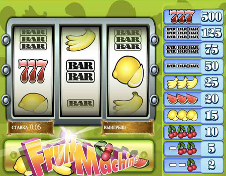 Игровые автоматы Fruit Machine.