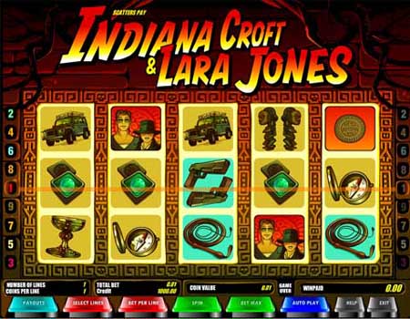 Игровой автомат Indiana Croft and Lara Jones.