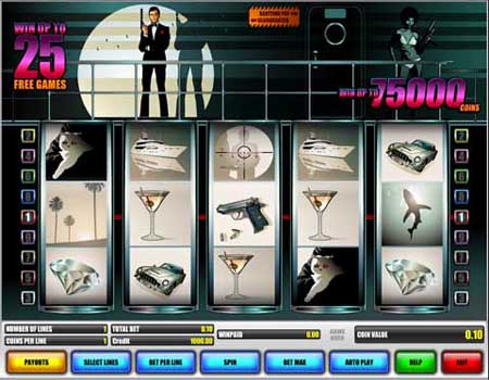 Игровой Автомат James Bond.