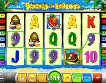 Игровые автоматы Bananas go Bahamas.