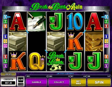 Автомат Break da Bank Again.