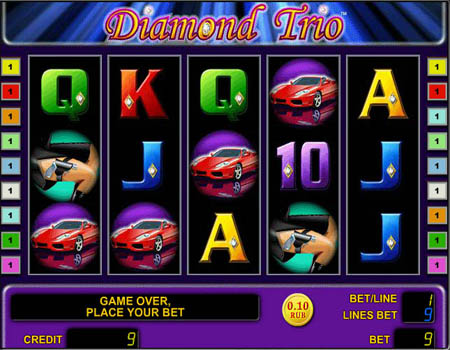 Игровой автомат Diamond Trio.