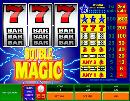Игровые автоматы Double Magic.