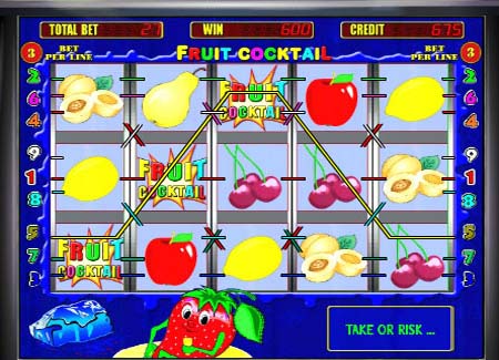 Игровой автомат Fruit Cocktail.