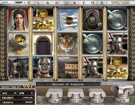 Игровые автоматы Gladiator 3D.