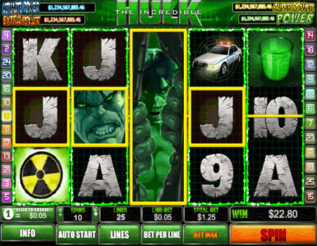 Игровые автоматы Hulk.
