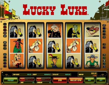 Игровые автоматы Lucky Luke.