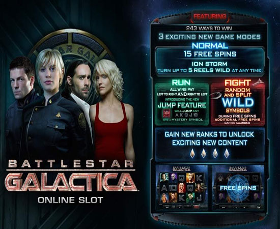 Игровой Автомат Battlestar Galactica бонусы.