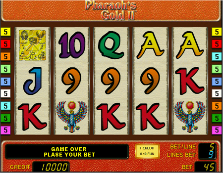 Игровые автоматы Pharaons Gold 2.
